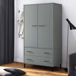 Questo armadio compatto in legno costituisce la soluzione di conservazione perfetta e aggiunge un tocco di stile alla vostra  ...