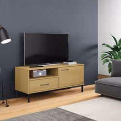 Questo mobile TV in legno è progettato per essere un punto focale della vostra stanza con un design alla moda ma pratico. Mat ...