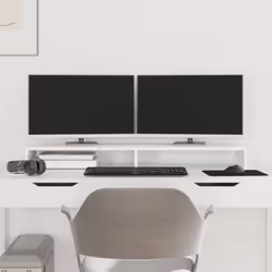 Questo classico supporto per monitor in legno, dal design minimalista, aggiunge un tocco di eleganza al vostro ambiente. Legn ...