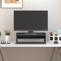 Questo classico supporto per monitor in legno, dal design minimalista, aggiunge un tocco di eleganza al vostro ambiente. Legn ...