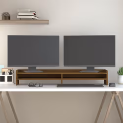 Questo classico supporto per monitor in legno, dal design minimalista, aggiunge un tocco di eleganza al vostro ambiente. Legn ...