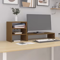 Questo classico supporto per monitor in legno, dal design minimalista, aggiunge un tocco di eleganza al vostro ambiente. Legn ...