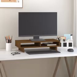 Questo classico supporto per monitor in legno, dal design minimalista, aggiunge un tocco di eleganza al vostro ambiente. Legn ...