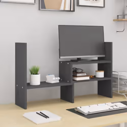 Questo classico supporto per monitor in legno, dal design minimalista, aggiunge un tocco di eleganza al vostro ambiente. Legn ...