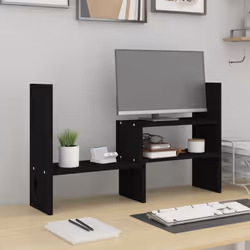 Questo classico supporto per monitor in legno, dal design minimalista, aggiunge un tocco di eleganza al vostro ambiente. Legn ...