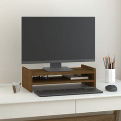 Supporto per Monitor Miele 50x27x15 cm Legno Massello di Pino Vidaxl 95329