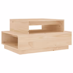 vidaXL Tavolino da Salotto 80x55x40,5 cm in Legno Massello di Pino - Vista aggiuntiva 2