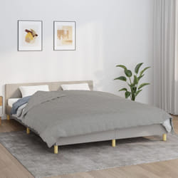 Coperta Ponderata, Coperta Antistress Grigia 200x225 cm 13 kg Tessuto Vidaxl