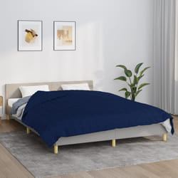 vidaXL Coperta Ponderata Blu 220x235 cm 11 kg Tessuto