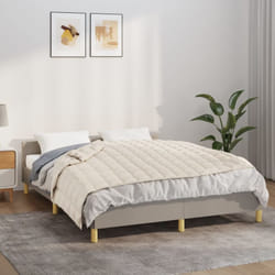 Vidaxl - Coperta Ponderata Crema Chiaro 120x180 cm 5 kg Tessuto 691983