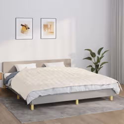 Problemi a dormire di notte? Questa coperta ponderata fornisce una pressione morbida e confortevole che aiuta il corpo e la m ...