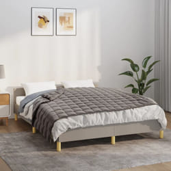 Vidaxl - Coperta Ponderata Grigia 138x200 cm 10 kg Tessuto 5656