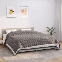Problemi a dormire di notte? Questa coperta ponderata fornisce una pressione morbida e confortevole che aiuta il corpo e la m ...