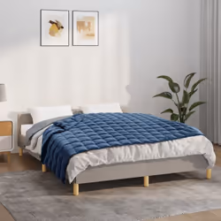 Problemi a dormire di notte? Questa coperta ponderata fornisce una pressione morbida e confortevole che aiuta il corpo e la m ...