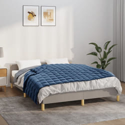 Vidaxl - Coperta Ponderata Blu 150x200 cm 7 kg Tessuto