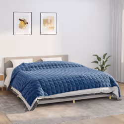 Problemi a dormire di notte? Questa coperta ponderata fornisce una pressione morbida e confortevole che aiuta il corpo e la m ...