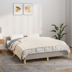 Coperta Ponderata Crema Chiaro 150x200 cm 11 kg Tessuto vidaXL552597