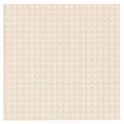 Coperta Ponderata Crema Chiaro 200x200 cm 9 kg Tessutocod mxl 80544 - Vista aggiuntiva 3