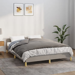 vidaXL Coperta Ponderata con Copertura Grigia 138x200 cm 10 kg Tessuto