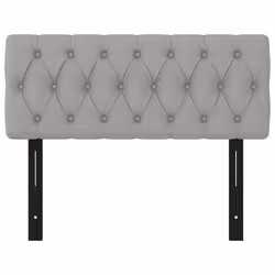 VidaXL 351247 testiera e pedana Grigio chiaro