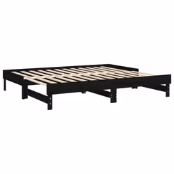 VidaXL 823383 divano Divano letto Nero - Vista aggiuntiva 6