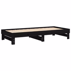 VidaXL 823383 divano Divano letto Nero - Vista aggiuntiva 7