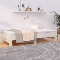 VidaXL 823385 divano Divano letto Bianco - Vista aggiuntiva 4