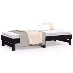 VidaXL 823398 divano Divano letto Nero - Vista aggiuntiva 5