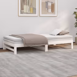 VidaXL 823400 divano Divano letto Bianco - Vista aggiuntiva 4