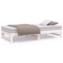 VidaXL 823410 divano Divano letto Bianco - Vista aggiuntiva 5