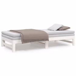 VidaXL 823420 divano Divano letto Bianco - Vista aggiuntiva 5