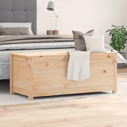 Contenitore Portaoggetti 110x50x45,5 cm Legno Massello Pinocod mxl 127081 - Vista aggiuntiva 3