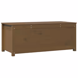 vidaXL Contenitore Portaoggetti Ambra 110x50x45,5cm Massello di Pino - Vista aggiuntiva 2