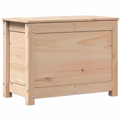 vidaXL Contenitore Portaoggetti 60x32x45,5 cm Legno Massello Pino - Vista aggiuntiva 2