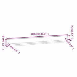 VidaXL 823611 scaffale Pino Grigio - Vista aggiuntiva 5