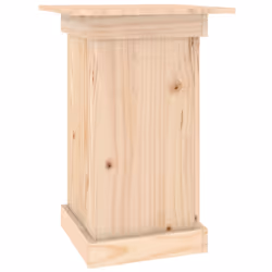 vidaXL Portafiori 40x40x60 cm in Legno Massello di Pino - Vista aggiuntiva 2
