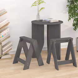 Questi sgabelli in legno dallo stile rustico sono un'ottima aggiunta all'arredamento della vostra stanza! Legno massello di p ...