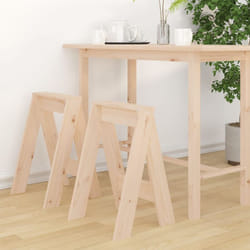Sgabelli 2 pz 40x40x60 cm in Legno Massello di Pino vidaXL 66008