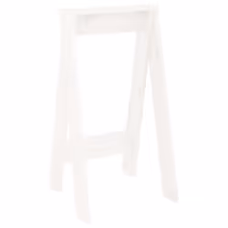 vidaXL Sgabelli 2 pz Bianchi 40x40x75 cm in Legno Massello di Pino - Vista aggiuntiva 3