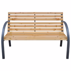 Panca da Giardino 112 cm in Legno Massello di Abetecod mxl 69460 - Vista aggiuntiva 2