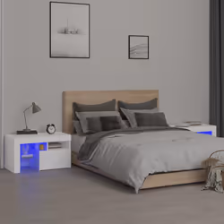 VidaXL 3152770 comodino Bianco