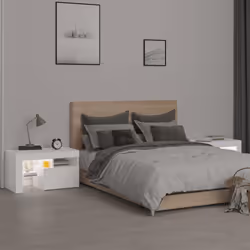 VidaXL 3152770 comodino Bianco - Vista aggiuntiva 4