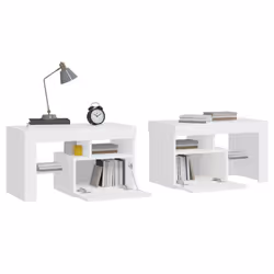 VidaXL 3152770 comodino Bianco - Vista aggiuntiva 6