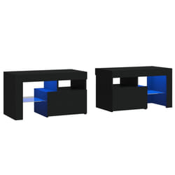 VidaXL 3152771 comodino Nero
