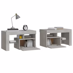 VidaXL 3152773 comodino Colore cemento - Vista aggiuntiva 6