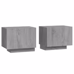 vidaXL Comodino Grigio Sonoma 100x35x40 cm in Legno Multistrato - Vista aggiuntiva 2