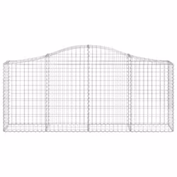 Cesto Gabbione ad Arco 200x30x80/100 cm Ferro Zincatocod mxl 120984 - Vista aggiuntiva 3