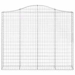 Cesto Gabbione ad Arco 200x30x160/180 cm Ferro Zincatocod mxl 104919 - Vista aggiuntiva 3