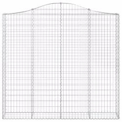 Cesto Gabbione ad Arco 200x30x180/200 cm Ferro Zincatocod mxl 79912 - Vista aggiuntiva 3