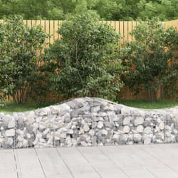Vidaxl - Cesto Gabbione ad Arco 200x50x40/60 cm Ferro Zincato